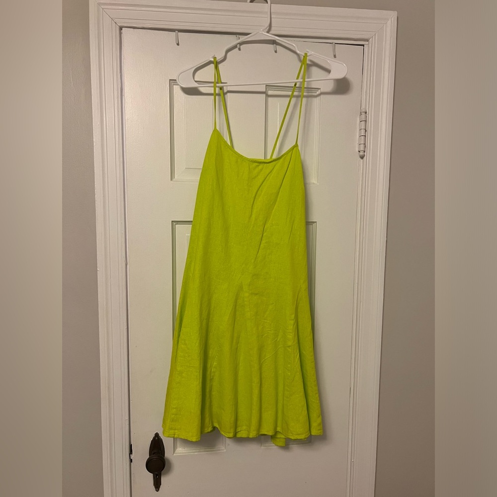 Lime green dress NWT